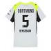 Borussia Dortmund Ramy Bensebaini #5 Bortedrakt Dame 2025-26 Korte ermer